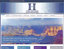 Tablet Screenshot of hennefinancialgroup.com